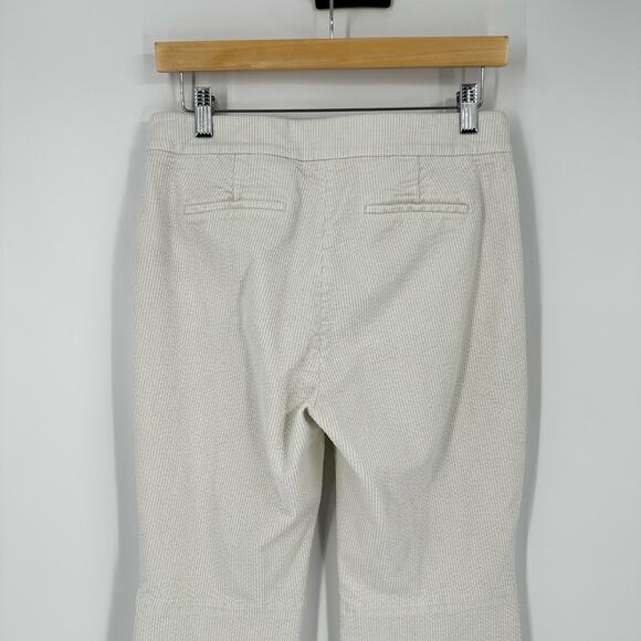 J. Crew Hayden Kick Out Pank Corduroy White Size 4 - Picture 5 of 7